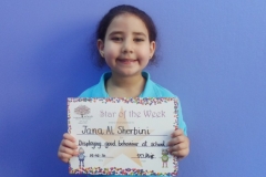 Star of The Week (Pre School Classes) 19-05-2016