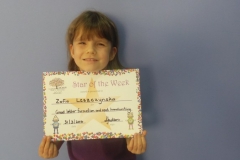 Star Of The Week (Pre School Classes) 31-03-2016