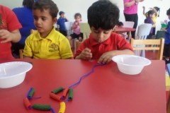 Thursday 05th September 2019/ Making friendship necklaces (pre) bracelets (rec)